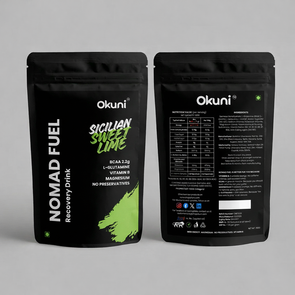 Nomad Fuel – Sicilian Sweet Lime | BCAA & Electrolyte with Magnesium & B-Vitamin Complex Recovery Matrix (Pack of 1)