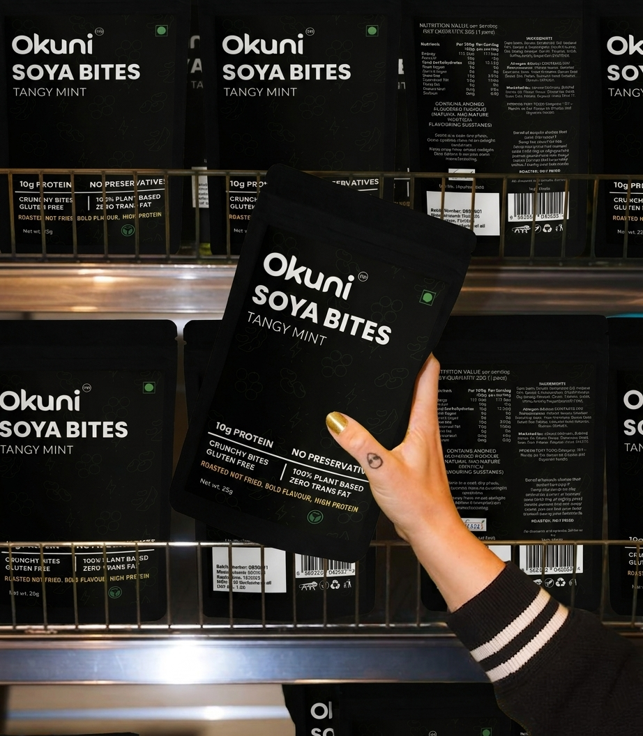 Soya Bites - Tangy Mint (Pack of 5) | High Protein Crispy Snacks