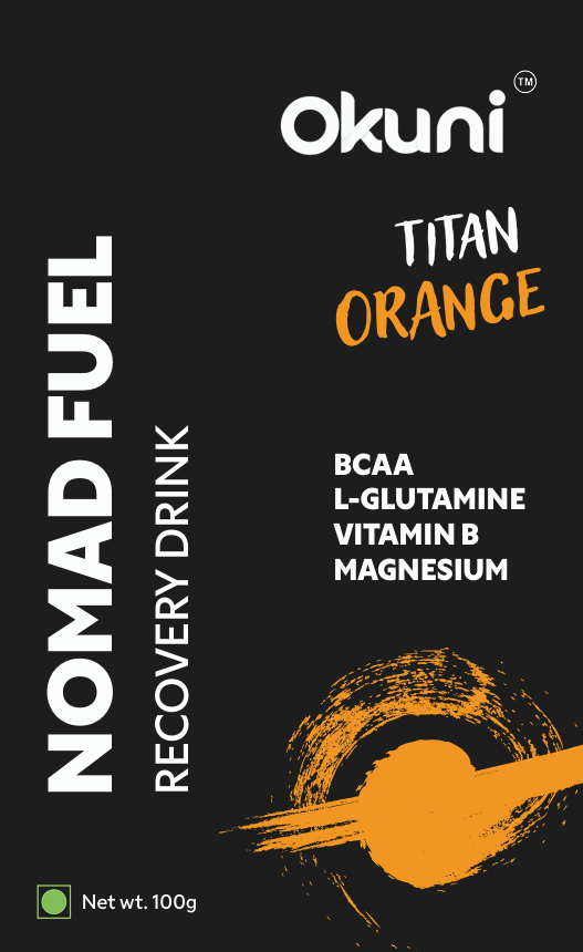 Nomad Fuel – Orange Titan | BCAA & Electrolyte with Magnesium & B-Vitamin Complex Recovery Matrix (Pack of 1)